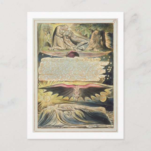 Carte Postale 'Et One Stood Forth...', assiette 37 de 'Jérusalem (Devant)