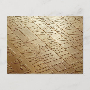 Carte Postale Étage multilingue