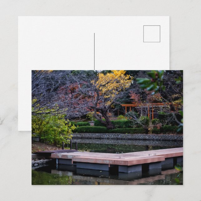 Carte Postale Étang du Japon (Devant / Derrière)