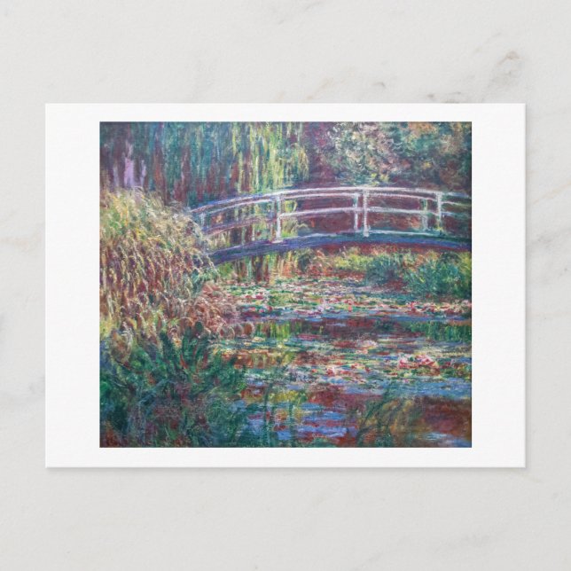 Carte Postale Etang Lily (Harmonie Rose), Monet (Devant)