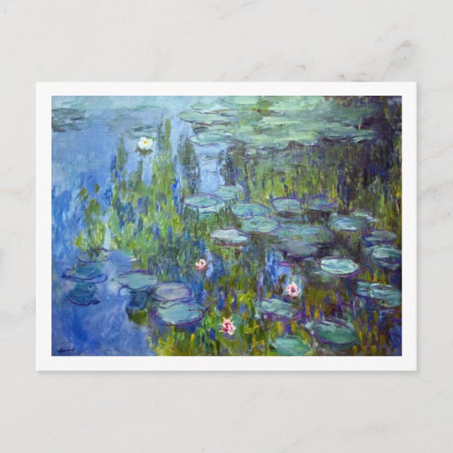 Carte Postale Etang Lily, Monet (Devant)