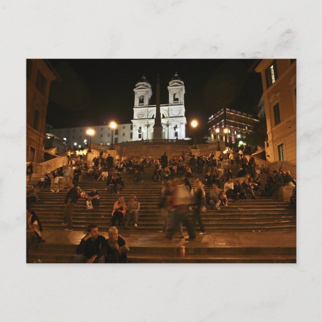 Carte Postale Étapes espagnoles par nuit (Devant)