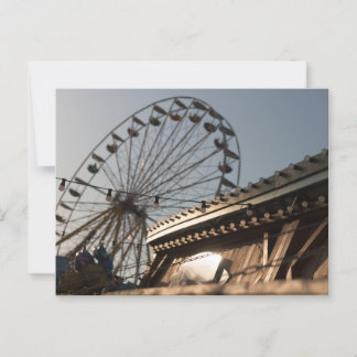 CARTE POSTALE ÉTAT DE LA FÊTE D'AUTOMNE DE LA HAYE A GRANDE ROUE