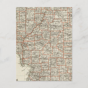 Carte Postale État de l'Illinois