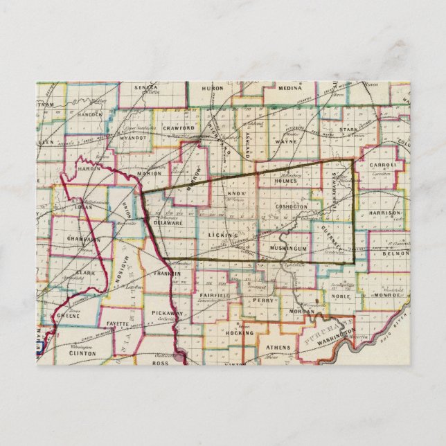 Carte Postale État de l'Ohio (Devant)