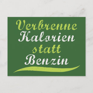 Carte Postale État de Verbrenne Kalorien Benzin