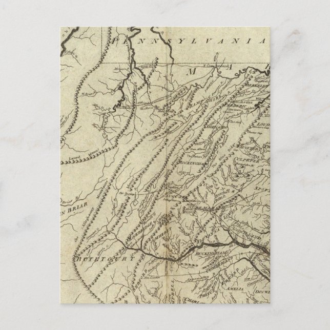 Carte Postale État de Virginie (Devant)