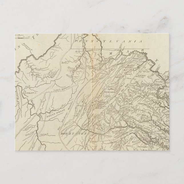 Carte Postale État de Virginie (Devant)