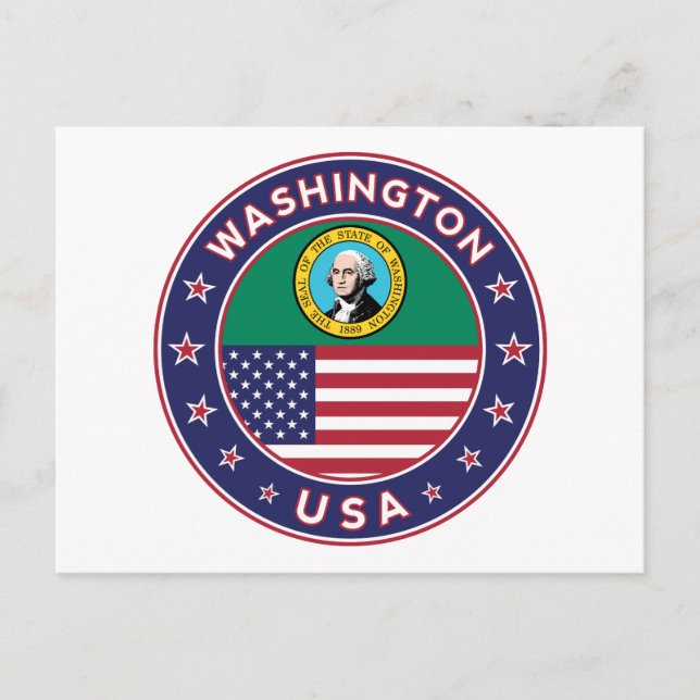 Carte Postale État de Washington (Devant)