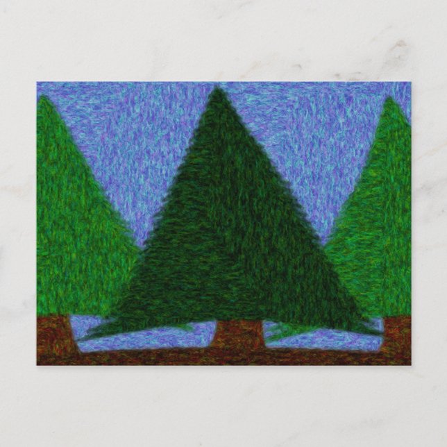 Carte Postale État d'esprit à feuillage persistant (Devant)