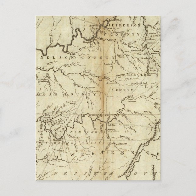 Carte Postale État du Kentucky (Devant)