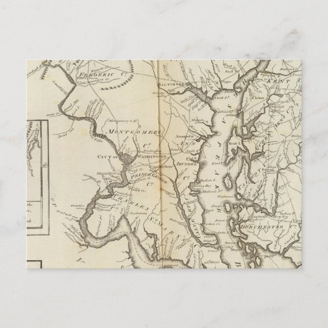 Carte Postale État du Maryland (Devant)