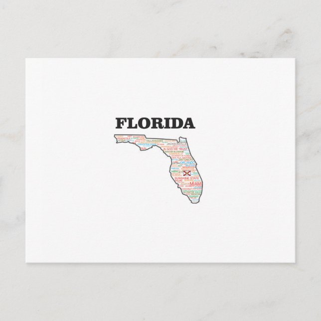 CARTE POSTALE ÉTAT DU MOT FL (Devant)