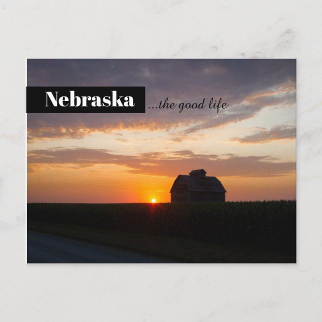 Carte Postale État du Nebraska - Images et photos (Devant)