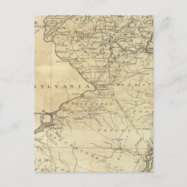 Carte Postale État du New Jersey (Devant)