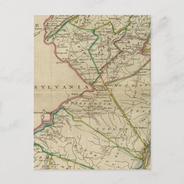 Carte Postale État du New Jersey 3 (Devant)