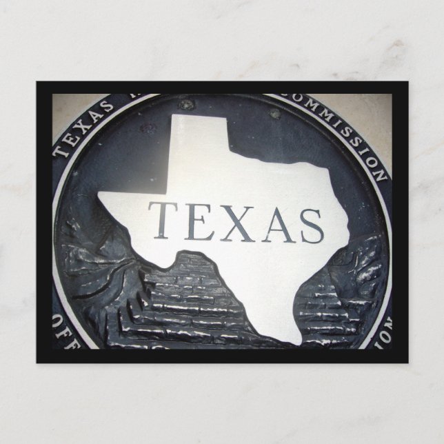 Carte Postale état du texas (Devant)