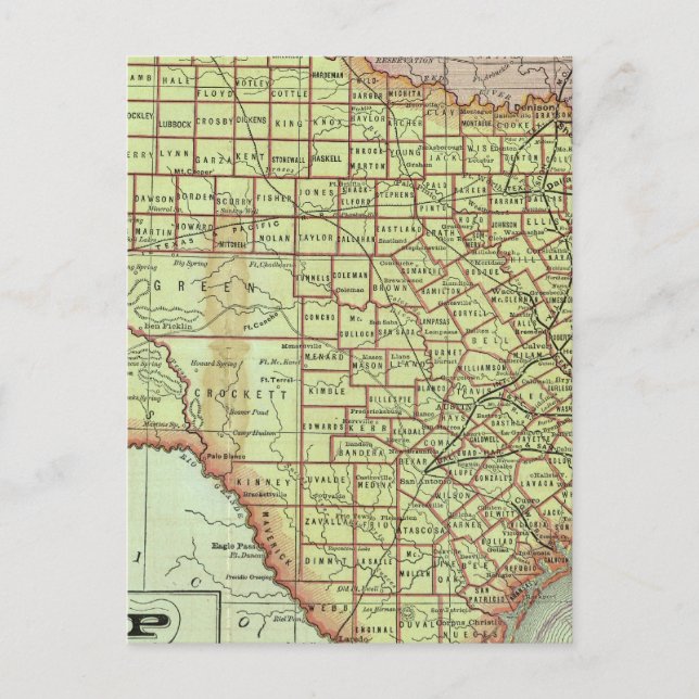 Carte Postale État du Texas 3 (Devant)