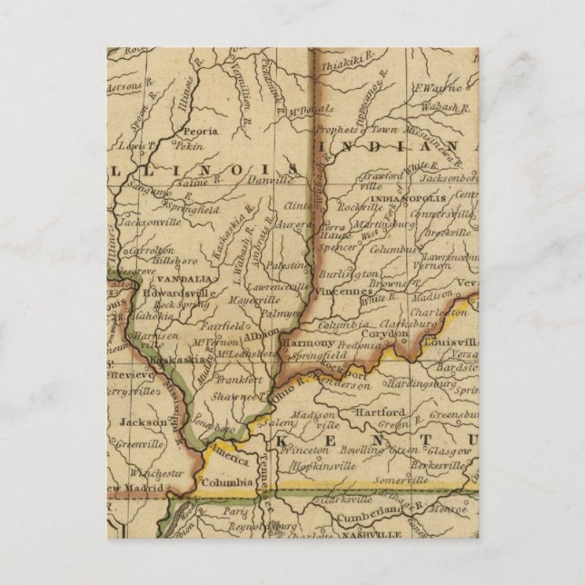 Carte Postale États occidentaux (Devant)