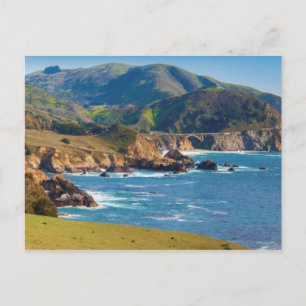 Carte Postale États-Unis, Californie. Panorama de Big Sur avec B