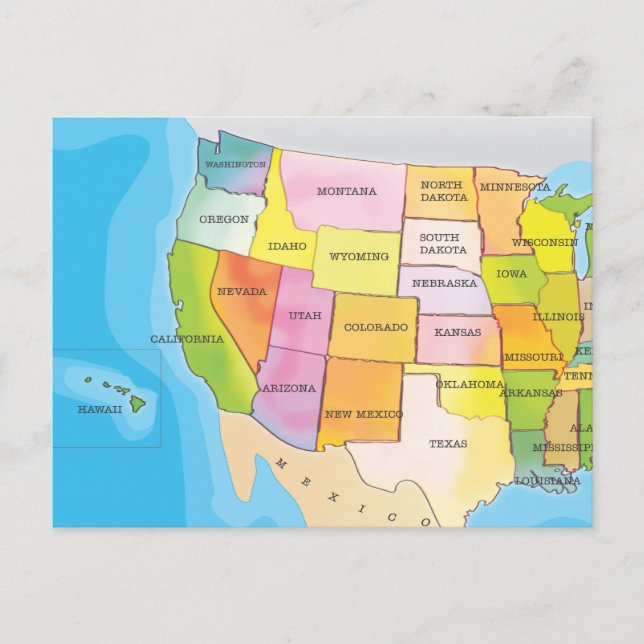 Carte Postale États-Unis d'Amérique (Devant)