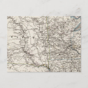Carte Postale États-Unis d'Amérique Centre ouest