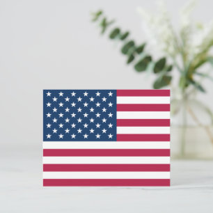 Carte Postale États-Unis d'Amérique drapeau patriotique USA