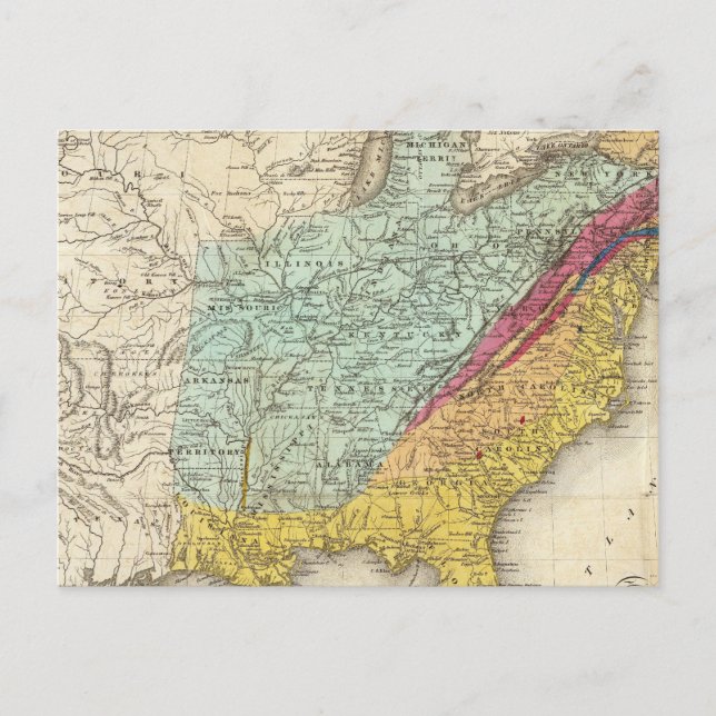 Carte Postale États-Unis d'Amérique du Nord (Devant)