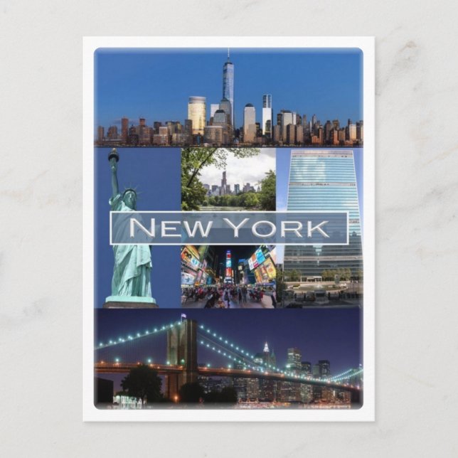 Carte Postale États-Unis d'Amérique - New York - (Devant)
