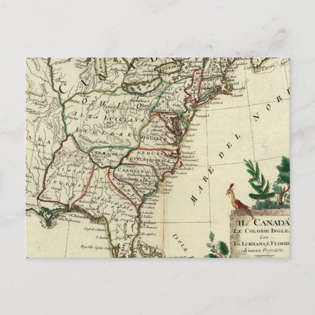 Carte Postale États-Unis et Canada (Devant)