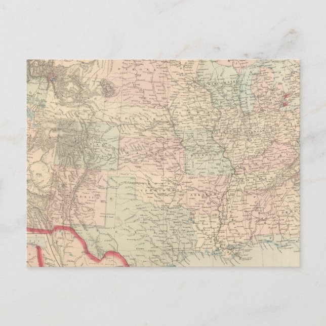 Carte Postale États-Unis et territoires 2 (Devant)