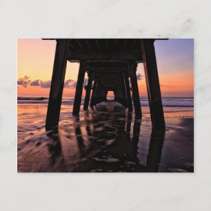 Carte Postale États-Unis, Géorgie, Tybee Island, Jetée à Tybee I