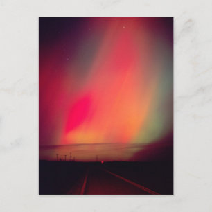 Carte Postale États-Unis, Idaho. Aurore boréale, lumières du nor