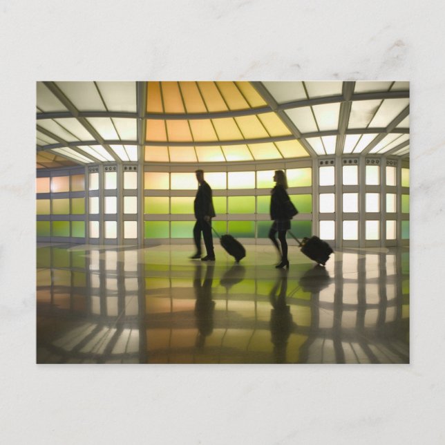 Carte Postale États-Unis, Illinois, Chicago : O'Hare Internation (Devant)