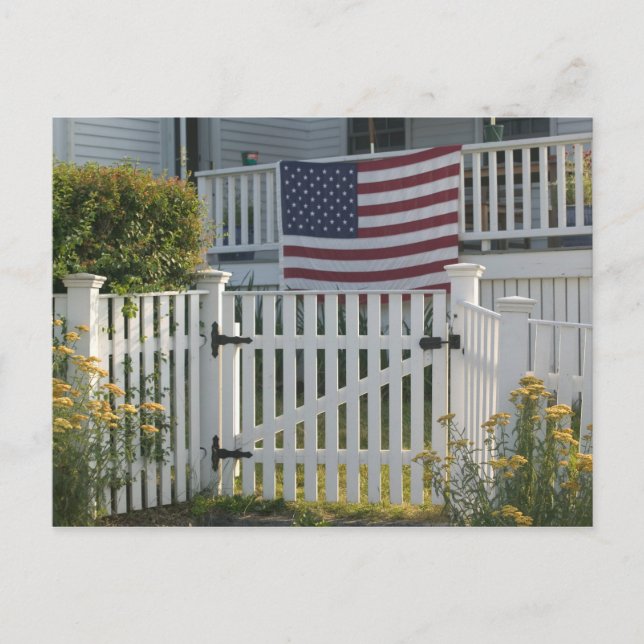 Carte Postale États-Unis, Massachusetts, Gloucester : Clôture pa (Devant)