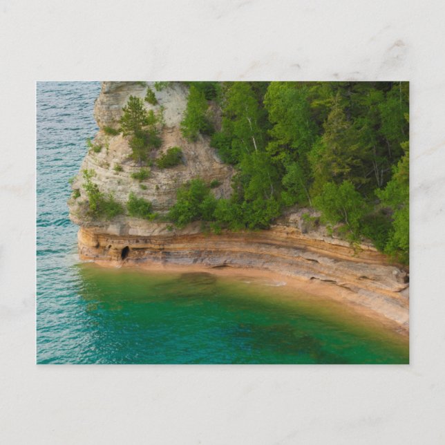Carte Postale États-Unis, Michigan. Formation rocheuse Miner's C (Devant)
