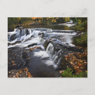 Carte Postale États-Unis, Michigan, Upper Peninsula. Bond Falls 