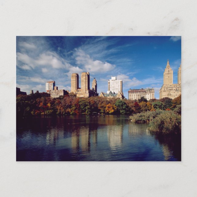 Carte Postale États-Unis, New York, Central Park, Lake (Devant)