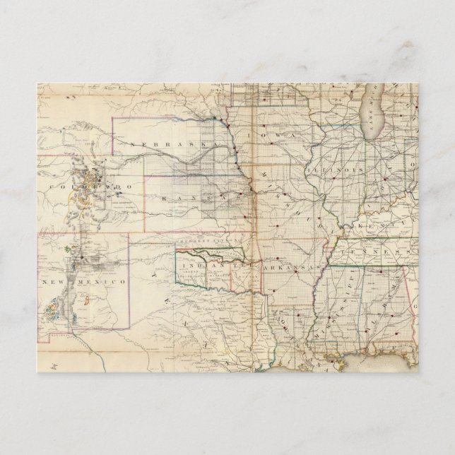 Carte Postale États-Unis, Territoires (Devant)