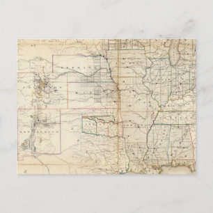 Carte Postale États-Unis, Territoires