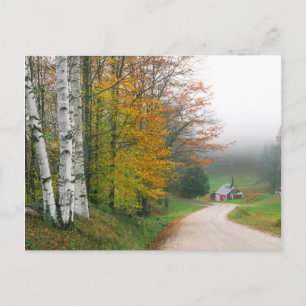 Carte Postale États-Unis, Vermont. Maison à Sucre Près de la Vil