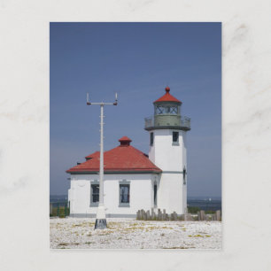 Carte Postale États-Unis, Washington, Seattle, Alki Point Lighth