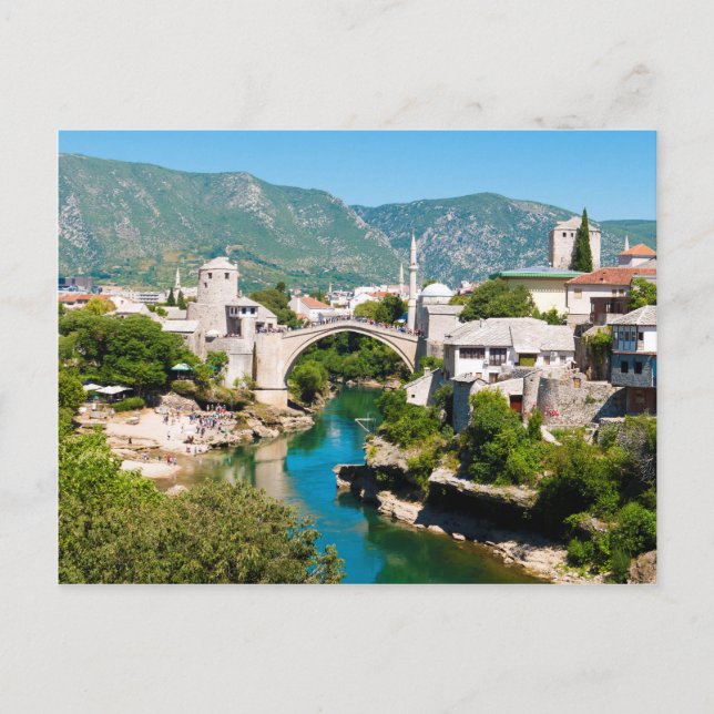 Carte Postale Été à Mostar (Devant)