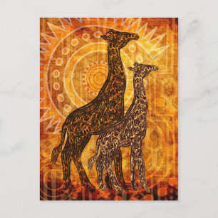 Carte Postale Été africain