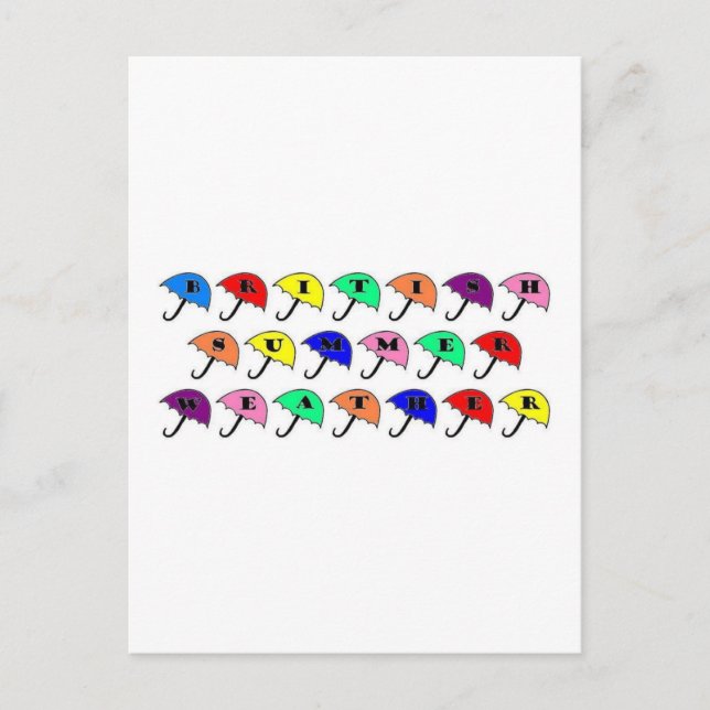 Carte Postale Été britannique (Devant)