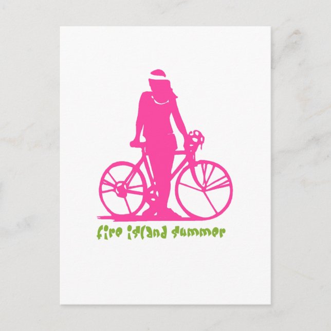 Carte Postale Été de l'île Fire (Devant)