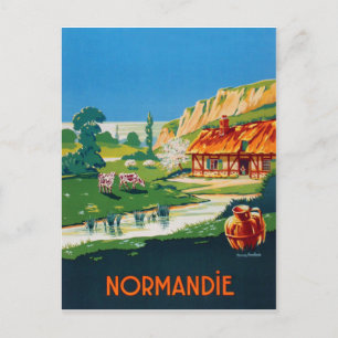 Carte Postale Été en Normandie, France