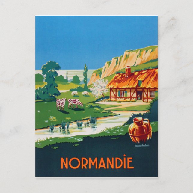Carte Postale Été en Normandie, France (Devant)