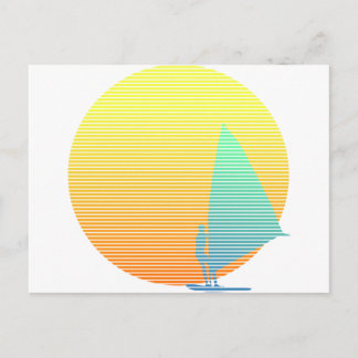 Carte Postale Été Windsurfer