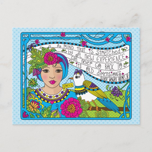 Carte Postale Étendez votre esprit_ (Devant)